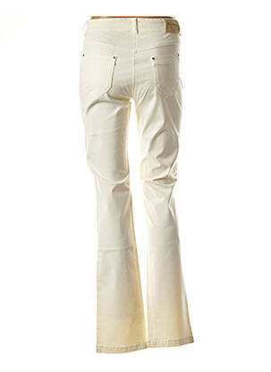 Pantalon flare stretch taille basse beige PAUL BRIAL femme