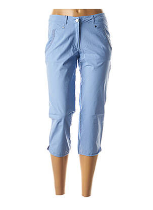 Pantacourt taille basse taille basse bleu THALASSA femme