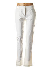 Pantalon 7/8 blanc RIVIERES DE LUNE pour femme seconde vue