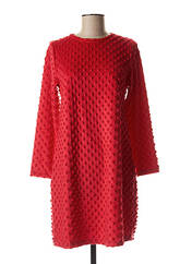 Robe courte rouge SEE THE MOON pour femme seconde vue