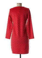Robe courte rouge SEE THE MOON pour femme seconde vue