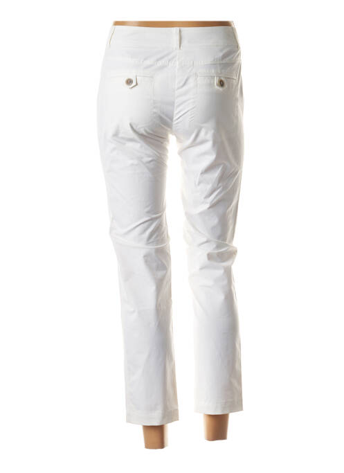 Pantalon 7/8 blanc RIVIERES DE LUNE pour femme