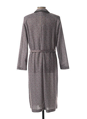 Robe mi-longue manches longues manches longues rose GUY DUBOUIS femme