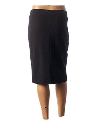 Jupe mi-longue coupe droite noir MERI & ESCA femme