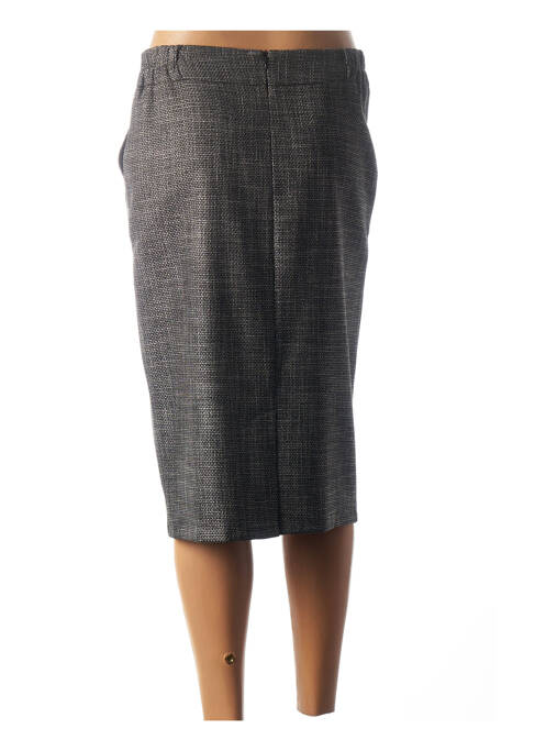 Jupe mi-longue gris GUY DUBOUIS pour femme
