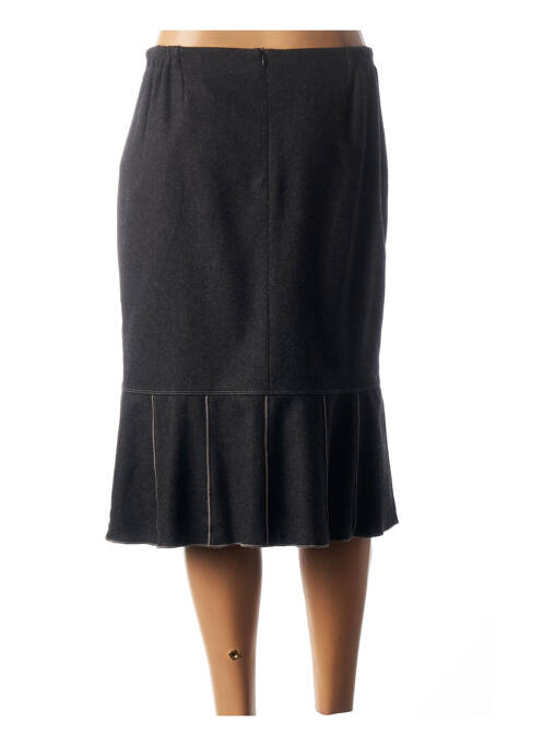 Jupe mi-longue noir GUY DUBOUIS pour femme