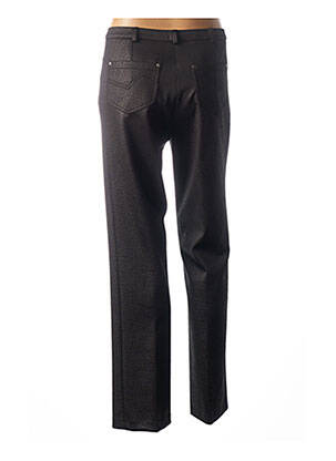 Pantalon coupe droite taille normale noir GUY DUBOUIS femme