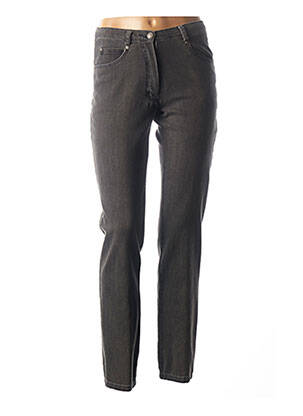 Jeans coupe slim gris MERI & ESCA pour femme