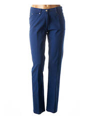 Pantalon droit bleu GUY DUBOUIS pour femme seconde vue