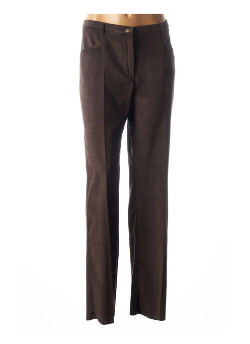 Pantalon marron GUY DUBOUIS pour femme