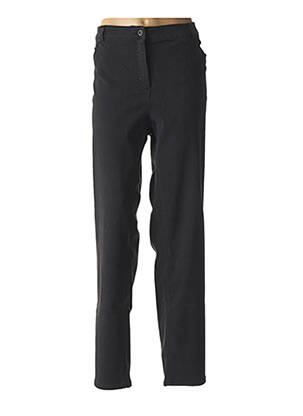 Pantalon droit stretch taille normale bleu GUY DUBOUIS femme