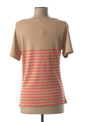 T-shirt marron ANTONELLE pour femme seconde vue
