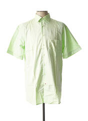 Chemise manches courtes vert JEAN CHATEL pour homme seconde vue