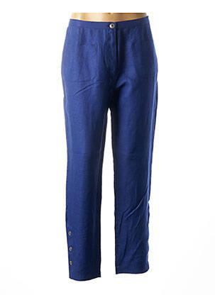 Pantalon 7/8 bleu FILIPINE LAHOYA pour femme