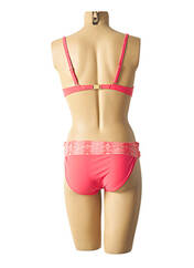 Maillot de bain 2 pièces rose CHANTELLE pour femme seconde vue