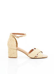 Sandales/Nu pieds beige WHAT FOR pour femme seconde vue