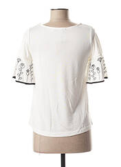 T-shirt blanc COMOUNAREGADERA pour femme seconde vue