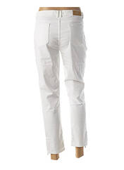 Pantalon 7/8 blanc EMMA & ROCK pour femme seconde vue