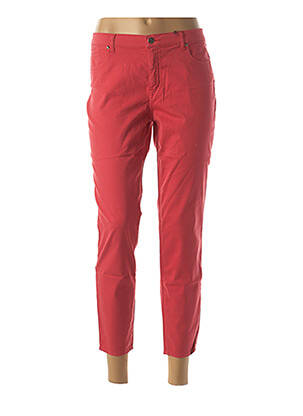 Pantalon 7/8 rouge EMMA & ROCK pour femme