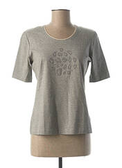 T-shirt gris EUGEN KLEIN pour femme seconde vue
