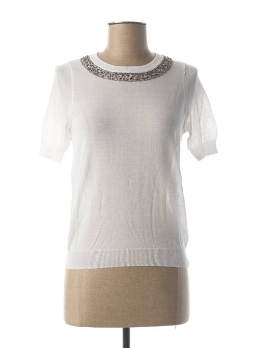 Pull blanc MARKUP pour femme