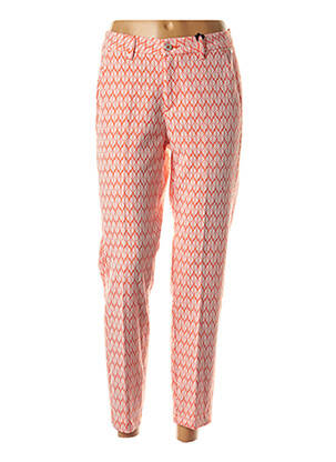 Pantalon droit orange FREEMAN T.PORTER pour femme