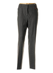 Pantalon droit gris INVISIBLE pour femme seconde vue