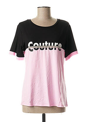 T-shirt rose MARIA BELLENTANI pour femme
