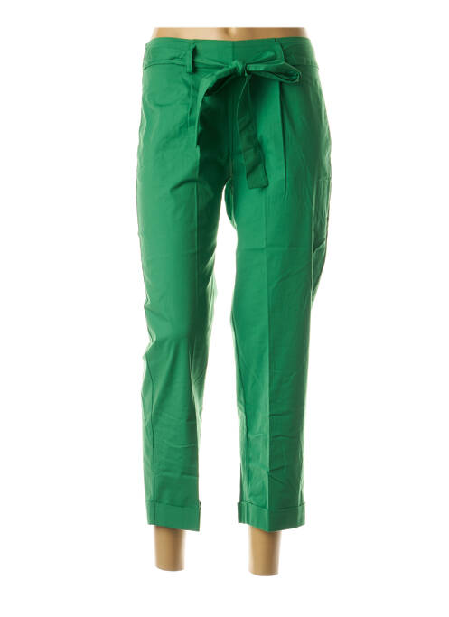 Pantalon 7/8 vert MARIA BELLENTANI pour femme