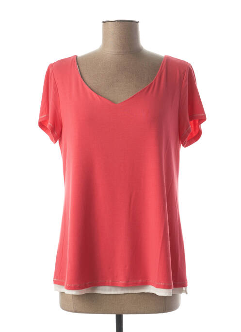 T-shirt rose MSN pour femme