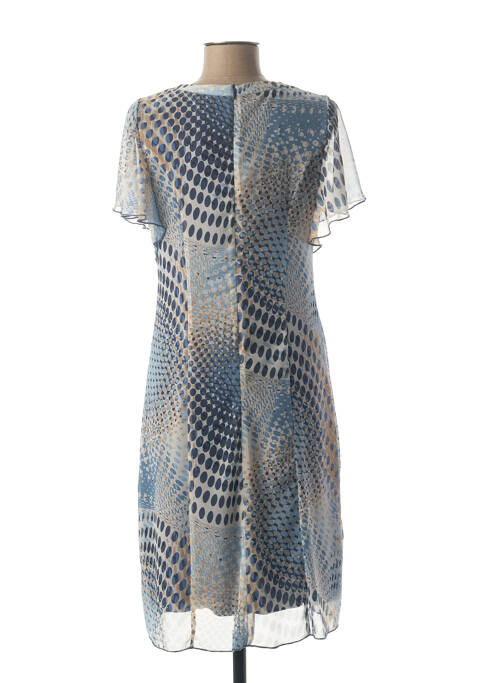 Robe mi-longue bleu GUY DUBOUIS pour femme