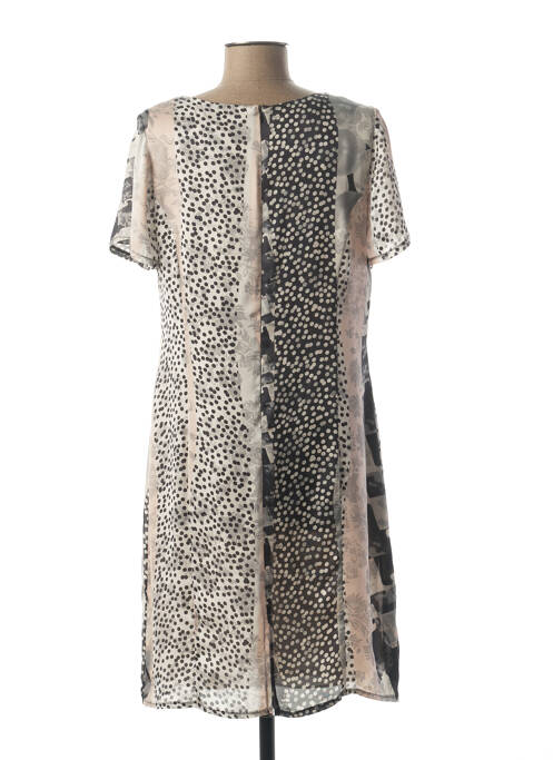 Robe mi-longue gris GUY DUBOUIS pour femme