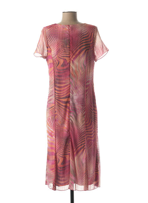 Robe mi-longue rose GUY DUBOUIS pour femme