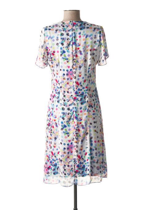 Robe mi-longue blanc FRANCE RIVOIRE pour femme