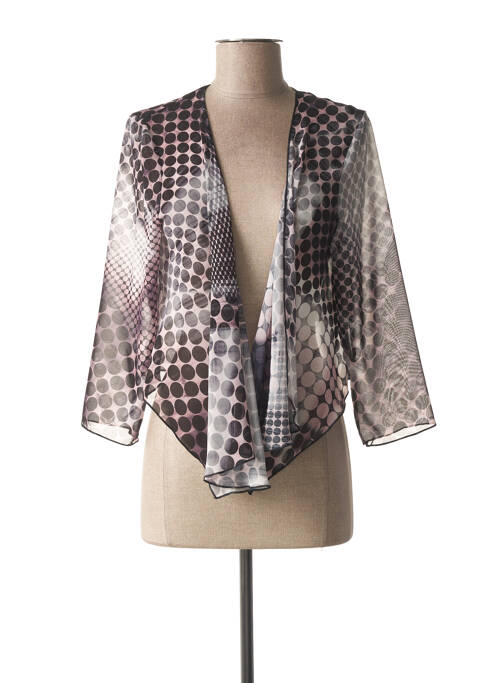 Boléro légère et transparente violet GUY DUBOUIS femme
