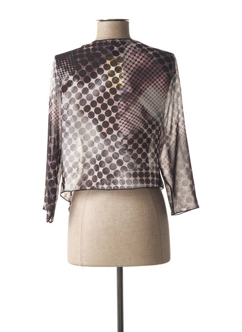 Boléro légère et transparente violet GUY DUBOUIS femme