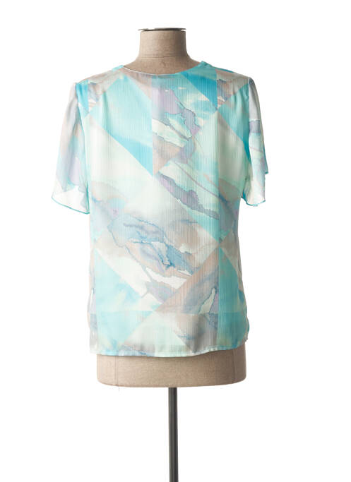 Top bleu FRANCE RIVOIRE pour femme