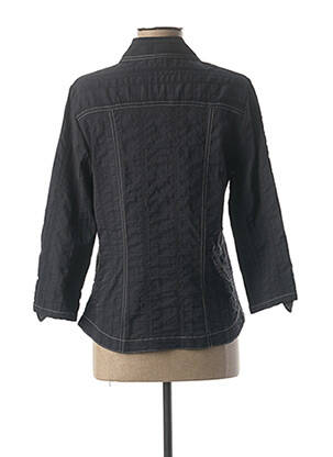 Chemisier coupe cintrée manches 3/4 bleu GUY DUBOUIS femme