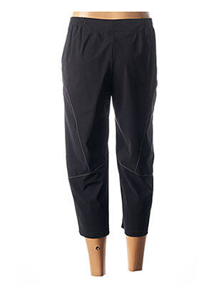 Pantacourt coupe droite taille normale noir GUY DUBOUIS femme