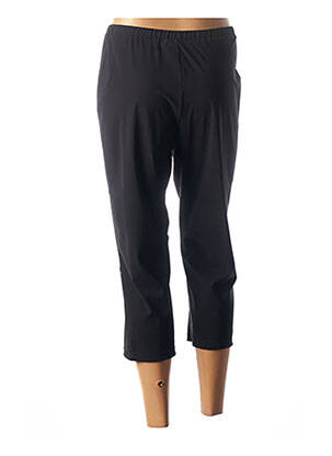 Pantacourt coupe droite noir GUY DUBOUIS femme