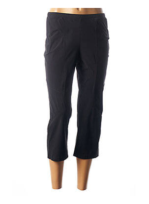Pantacourt coupe droite noir GUY DUBOUIS femme