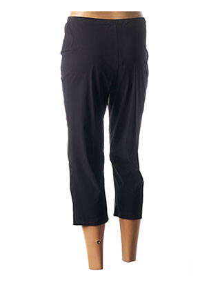 Pantacourt coupe droite noir GUY DUBOUIS femme