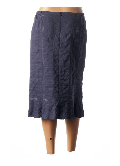 Jupe mi-longue bleu FRANCE RIVOIRE pour femme