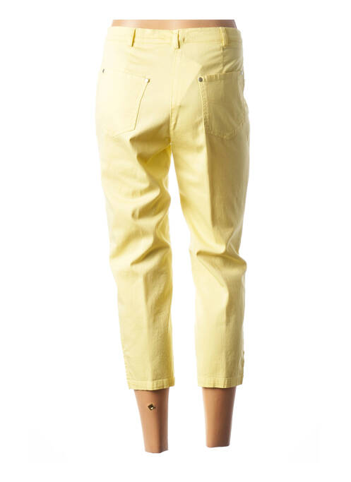 Pantacourt jaune FRANCE RIVOIRE pour femme