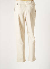 Pantalon droit beige YUKA pour femme seconde vue