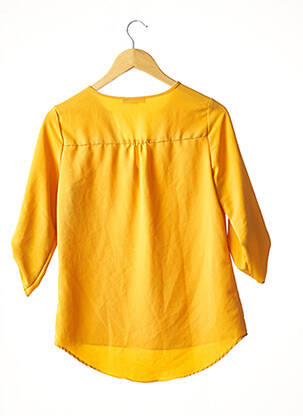 Blouse manches 3/4 manches 3/4 jaune ATMOSPHERE femme