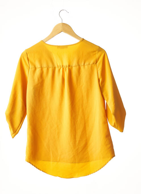Blouse manches 3/4 manches 3/4 jaune ATMOSPHERE femme