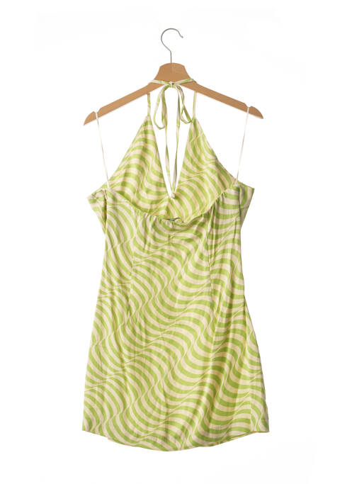 Robe courte vert ZARA pour femme