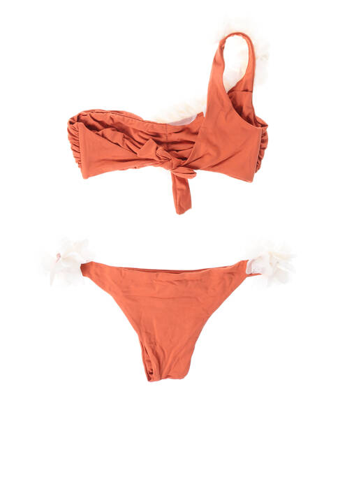 Maillot de bain 2 pièces orange LA REVÊCHE pour femme