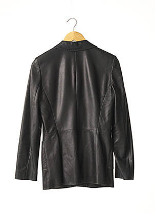Veste en cuir poches noir ERMANNO SCERVINO femme
